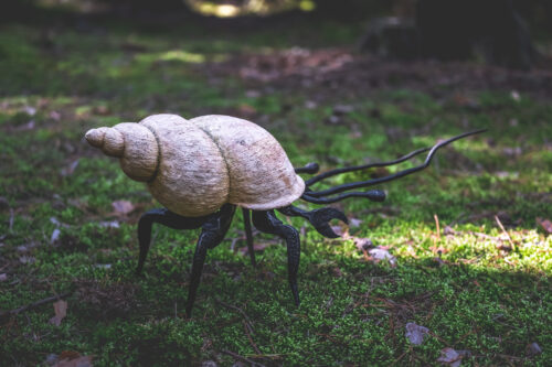 Forged sculpture - Bug on a walk